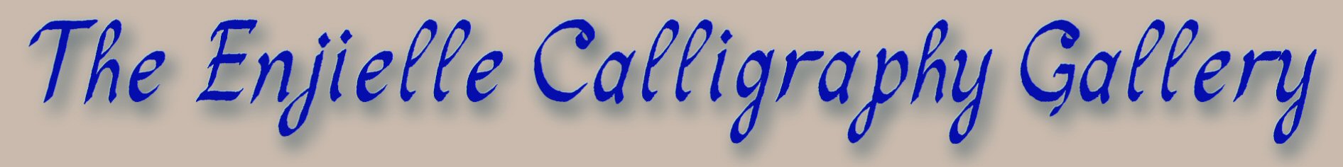 NGL
          Calligraphy Gallery Gallery Title