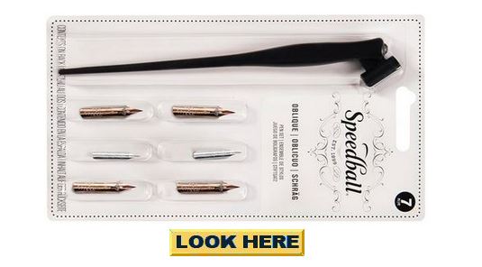 Speedball Oblique
                          Pen for Copperplate